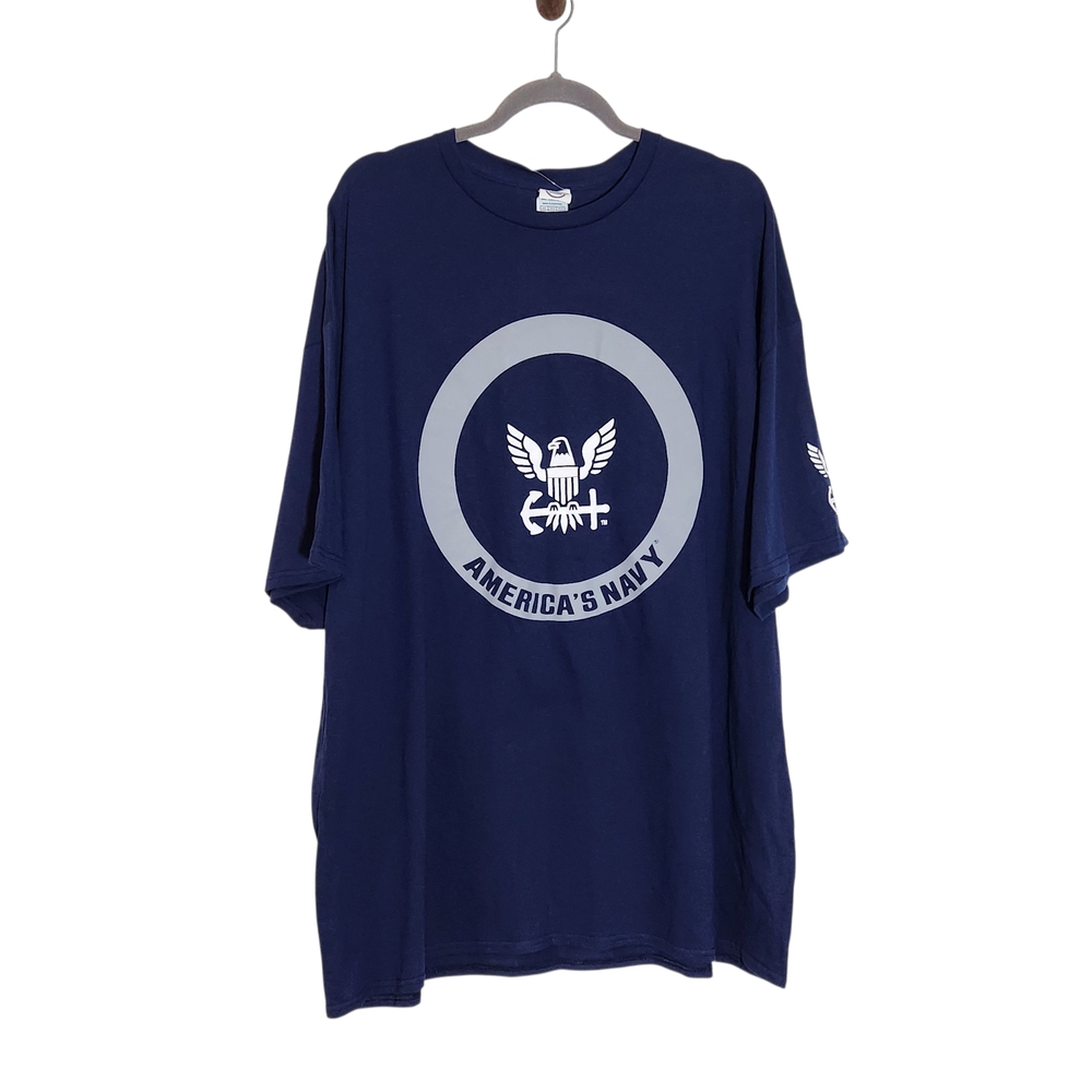 America's Navy Blue Short Sleeve T-Shirt NWT Size 3XL US Navy Tee